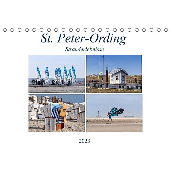 St. Peter-Ording Stranderlebnisse (Tischkalender 2023 DIN A5 quer), Manuela Falke