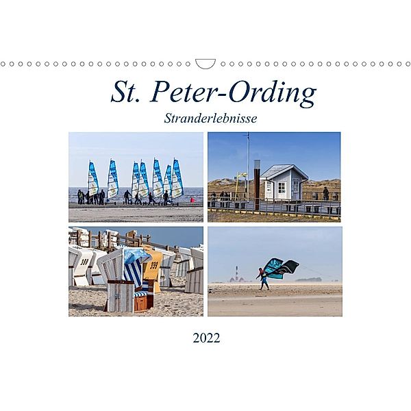 St. Peter-Ording Stranderlebnisse (Wandkalender 2022 DIN A3 quer), Manuela Falke