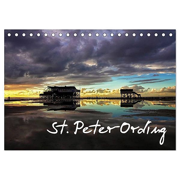 St. Peter-Ording (Tischkalender 2024 DIN A5 quer), CALVENDO Monatskalender, Peter Schürholz