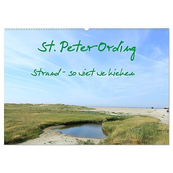 St. Peter-Ording (Wandkalender 2024 DIN A2 quer), CALVENDO Monatskalender, Kleverveer