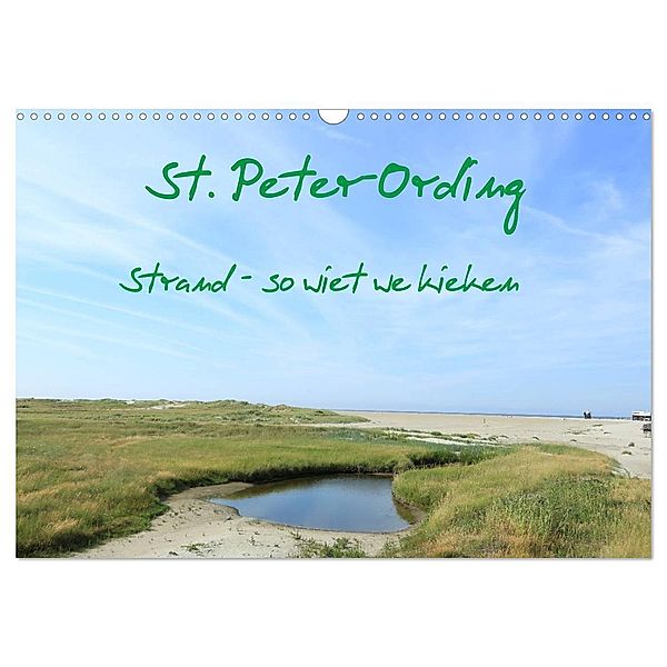 St. Peter-Ording (Wandkalender 2024 DIN A3 quer), CALVENDO Monatskalender, Kleverveer