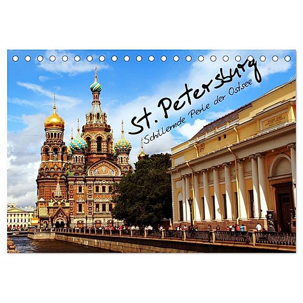 St. Petersburg (Tischkalender 2024 DIN A5 quer), CALVENDO Monatskalender, Patrick le Plat