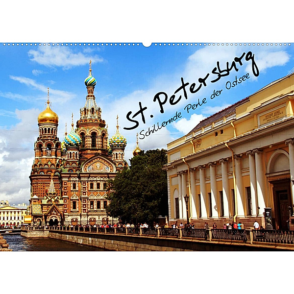 St. Petersburg (Wandkalender 2023 DIN A2 quer), Patrick le Plat