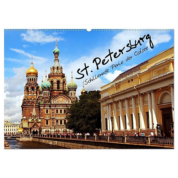St. Petersburg (Wandkalender 2024 DIN A2 quer), CALVENDO Monatskalender, Patrick le Plat