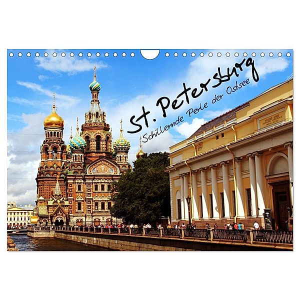 St. Petersburg (Wandkalender 2024 DIN A4 quer), CALVENDO Monatskalender, Patrick le Plat