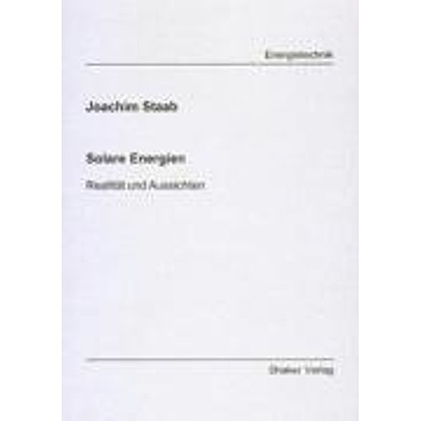 Staab, J: Solare Energien, Joachim Staab