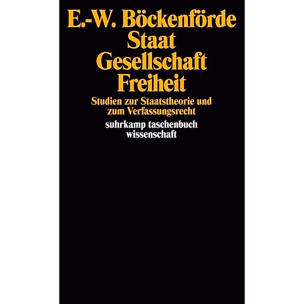 Staat, Gesellschaft, Freiheit, Ernst-Wolfgang Böckenförde