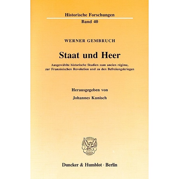 Staat und Heer., Werner Gembruch