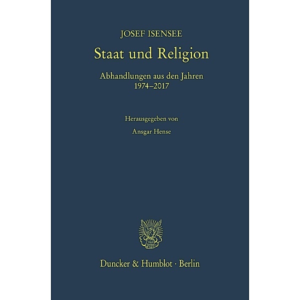 Staat und Religion., Josef Isensee
