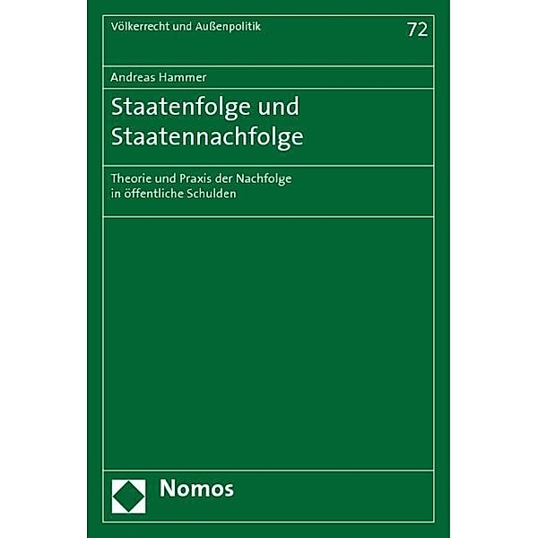 Staatenfolge und Staatennachfolge, Andreas Hammer