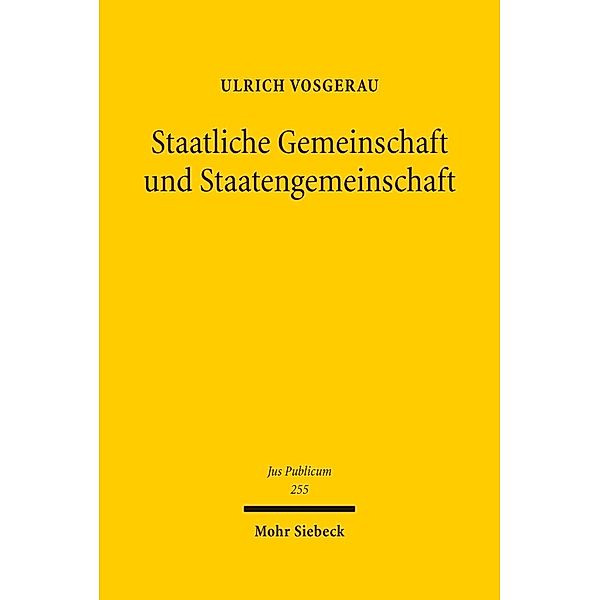 Staatliche Gemeinschaft und Staatengemeinschaft, Ulrich Vosgerau