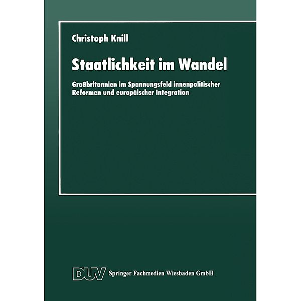 Staatlichkeit im Wandel, Christoph Knill