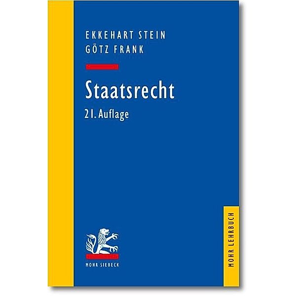 Staatsrecht, Ekkehart Stein, Götz Frank