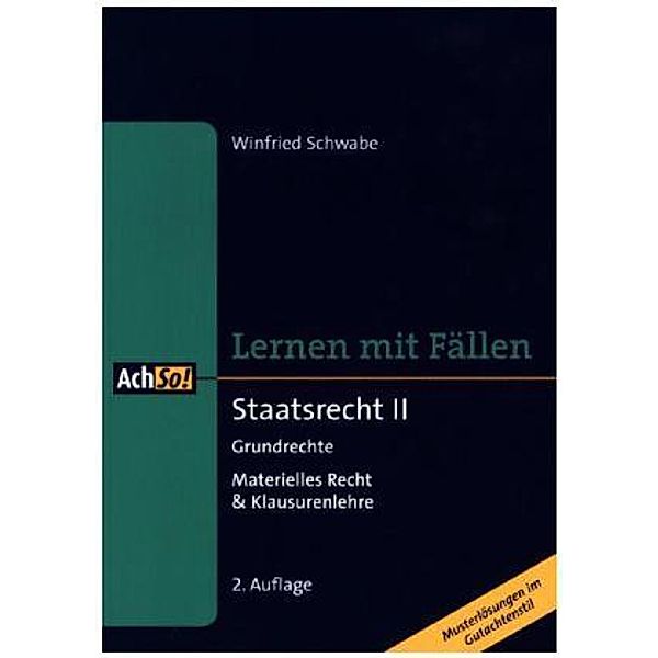 Staatsrecht II, Winfried Schwabe