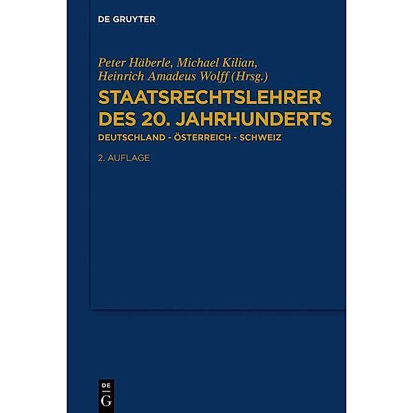 Staatsrechtslehrer des 20. Jahrhunderts