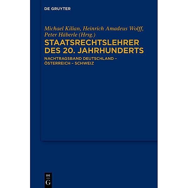 Staatsrechtslehrer des 20. Jahrhunderts