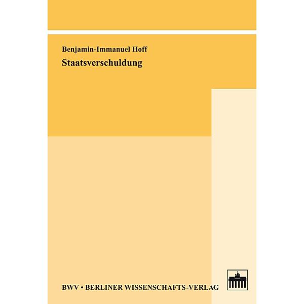 Staatsverschuldung, Benjamin-Immanuel Hoff