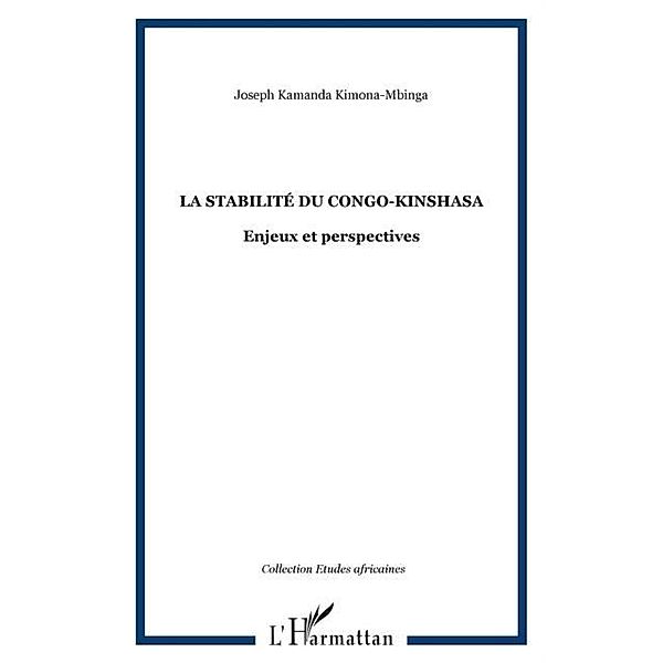 Stabilite du congo-kinshasa la / Hors-collection, Kamanda Kimona-Mbinga Joseph