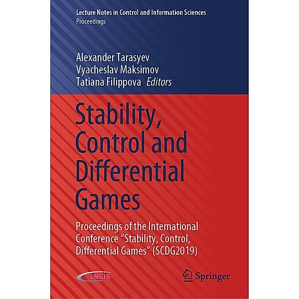 Stability, Control and Differential Games / Lecture Notes in Control and Information Sciences - Proceedings