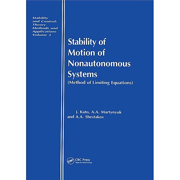 Stability of Motion of Nonautonomous Systems (Methods of Limiting Equations), Junji Kato