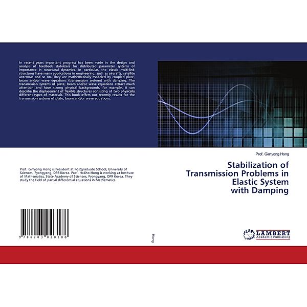 Stabilization of Transmission Problems in Elastic System with Damping, Prof. Gimyong Hong, Gimyong Hong