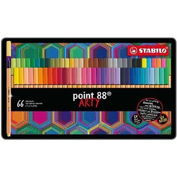 STABILO point 88 66er Metalletui ARTY