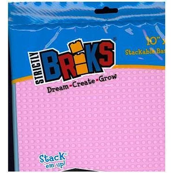 Stackable Baseplate (25x25 cm) light pink