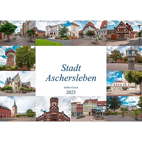 Stadt Aschersleben (Wandkalender 2023 DIN A2 quer), Steffen Gierok, Magic Artist Design