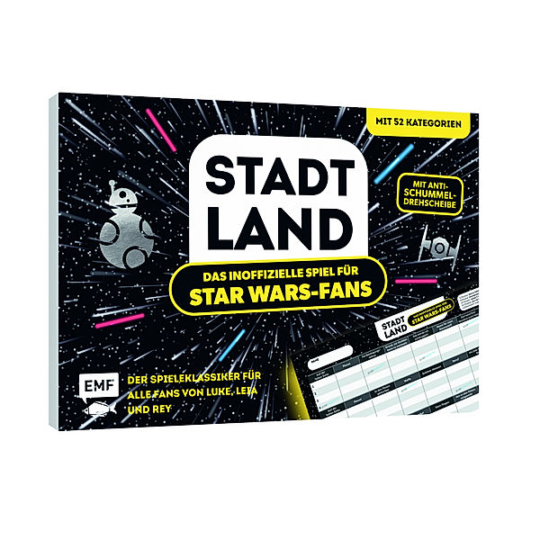 EDITION,MICHAEL FISCHER Stadt, Land, das inoffizielle Spiel für Star Wars-Fans - Der Spieleklassiker für alle Fans von Luke, Leia und Rey