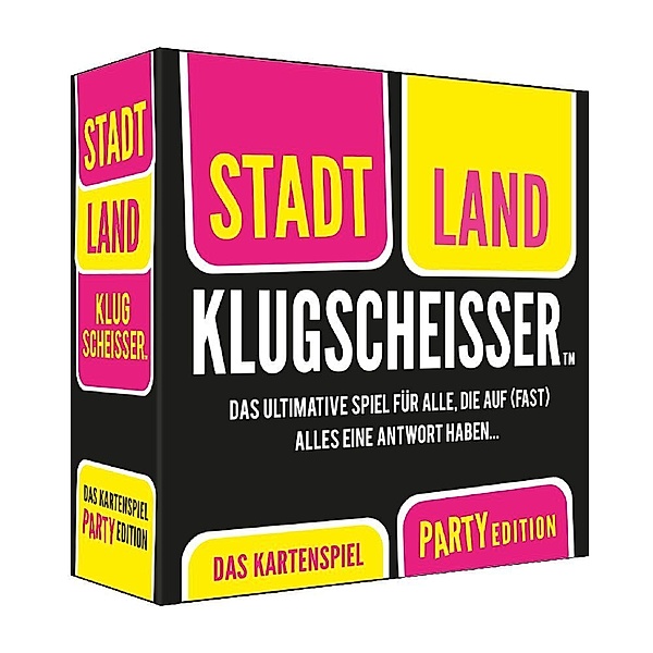 Pegasus Spiele, Kylskapspoesi AB Stadt Land Klugscheisser - Kartenspiel