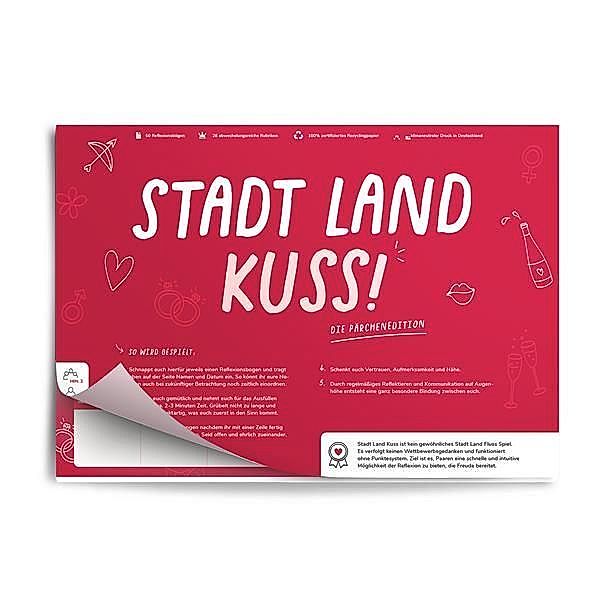 Carletto Deutschland, Simon & Jan Stadt Land Kuss (Spiel)