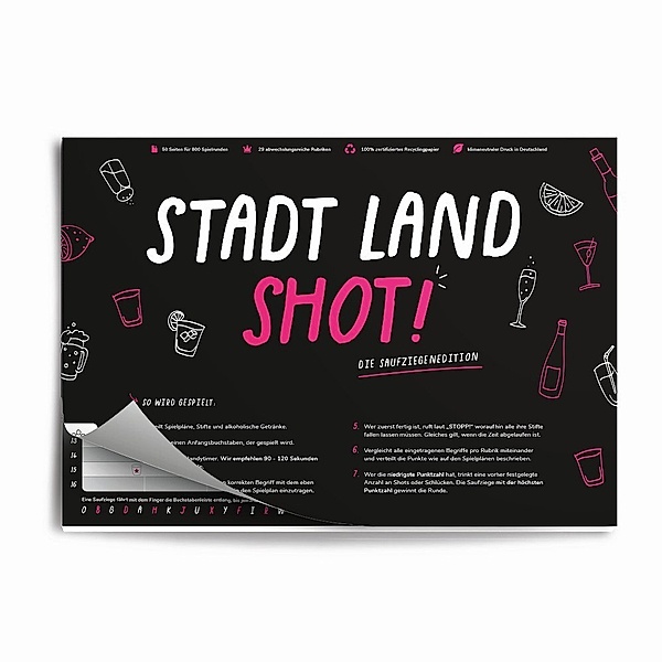 Carletto Deutschland, Simon & Jan Stadt Land Shot (Spiel)