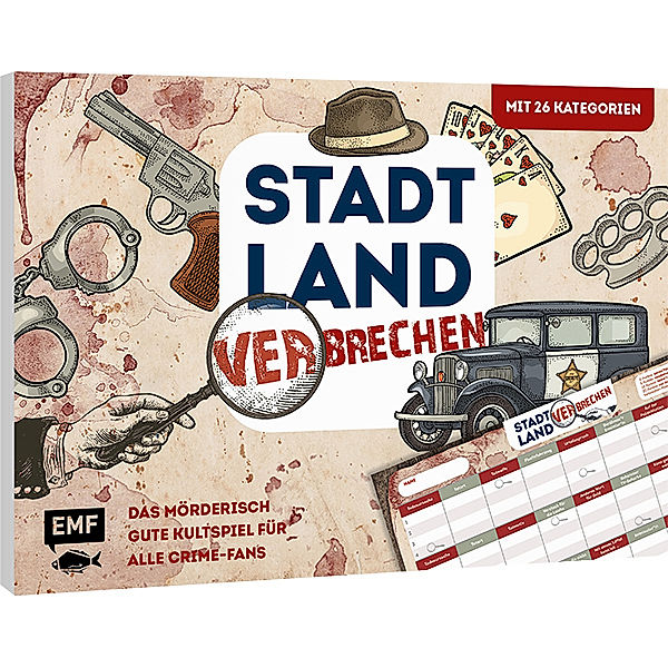 EDITION,MICHAEL FISCHER Stadt, Land, Verbrechen - Das mörderisch gute Kultspiel für alle Crime-Fans