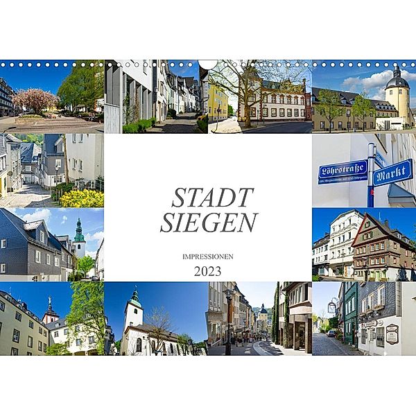 Stadt Siegen Impressionen (Wandkalender 2023 DIN A3 quer), Dirk Meutzner