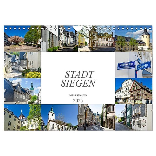 Stadt Siegen Impressionen (Wandkalender 2025 DIN A4 quer), CALVENDO Monatskalender, Calvendo, Dirk Meutzner