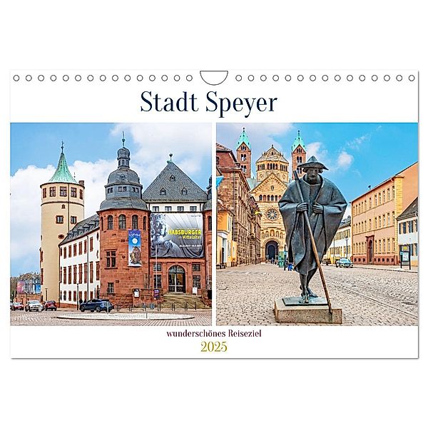Stadt Speyer - wunderschönes Reiseziel (Wandkalender 2025 DIN A4 quer), CALVENDO Monatskalender, Calvendo, Nina Schwarze