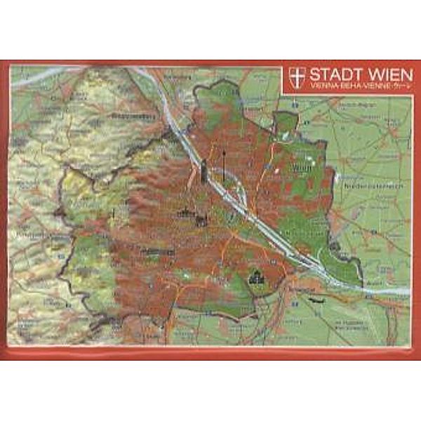 Stadt Wien, Reliefpostkarte, André Markgraf, Mario Engelhardt
