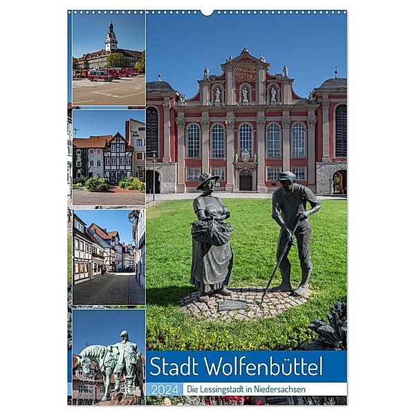 Stadt Wolfenbüttel (Wandkalender 2024 DIN A2 hoch), CALVENDO Monatskalender, Steffen Gierok-Latniak