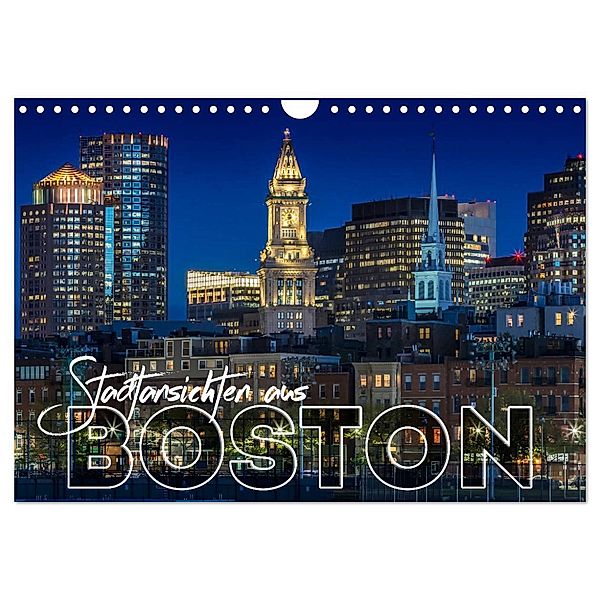 Stadtansichten aus Boston (Wandkalender 2024 DIN A4 quer), CALVENDO Monatskalender, Melanie Viola