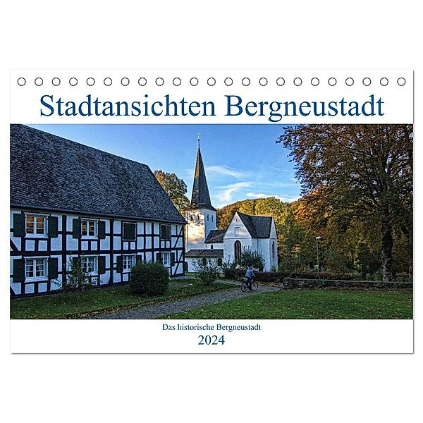 Stadtansichten Bergneustadt (Tischkalender 2024 DIN A5 quer), CALVENDO Monatskalender, Detlef Thiemann