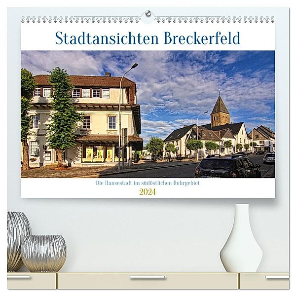 Stadtansichten Breckerfeld - Die Hansestadt im südöstlichen Ruhrgebiet (hochwertiger Premium Wandkalender 2024 DIN A2 quer), Kunstdruck in Hochglanz, Calvendo, Detlef Thiemann
