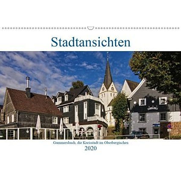 Stadtansichten, Gummersbach (Wandkalender 2020 DIN A2 quer), Detlef Thiemann