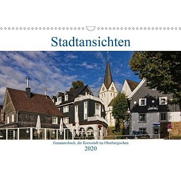 Stadtansichten, Gummersbach (Wandkalender 2020 DIN A3 quer), Detlef Thiemann