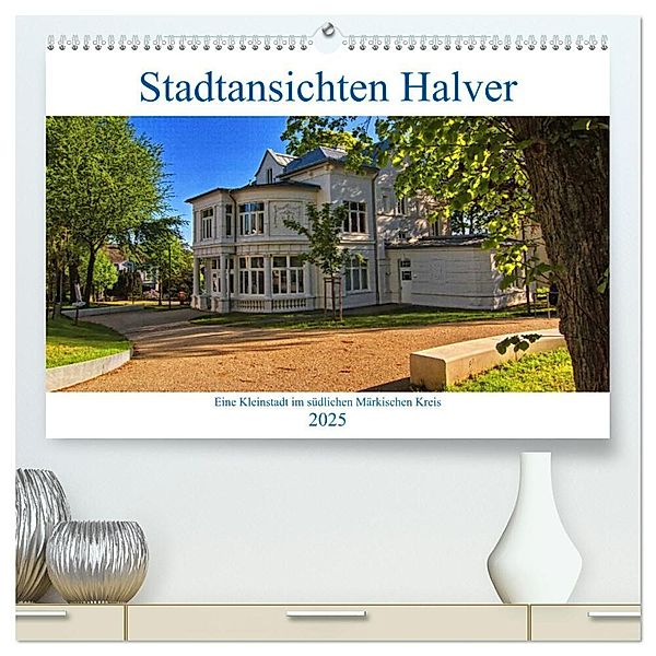 Stadtansichten Halver (hochwertiger Premium Wandkalender 2025 DIN A2 quer), Kunstdruck in Hochglanz, Calvendo, Detlef Thiemann