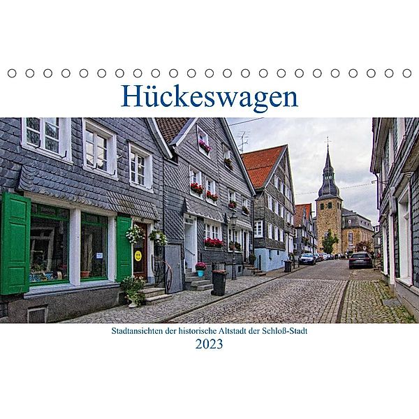 Stadtansichten Hückeswagen (Tischkalender 2023 DIN A5 quer), Detlef Thiemann