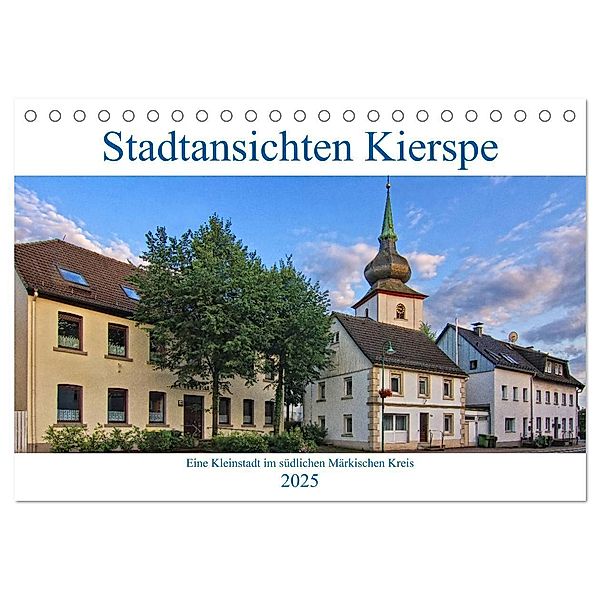 Stadtansichten Kierspe (Tischkalender 2025 DIN A5 quer), CALVENDO Monatskalender, Calvendo, Detlef Thiemann