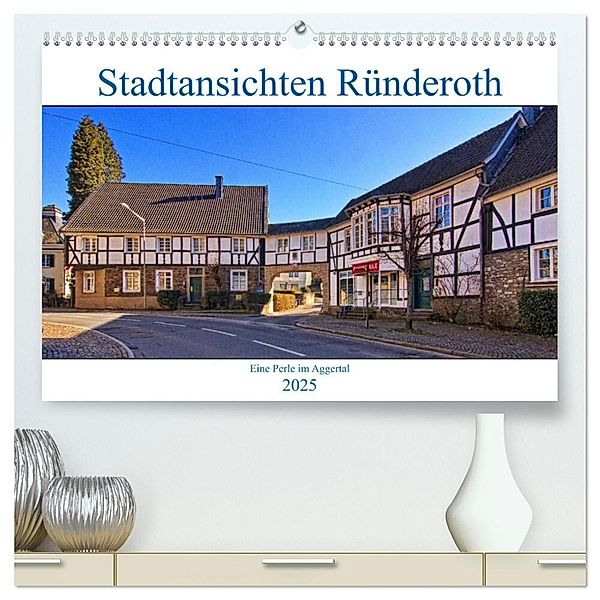 Stadtansichten Ründeroth (hochwertiger Premium Wandkalender 2025 DIN A2 quer), Kunstdruck in Hochglanz, Calvendo, Detlef Thiemann