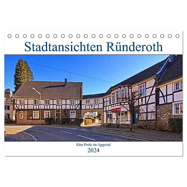 Stadtansichten Ründeroth (Tischkalender 2024 DIN A5 quer), CALVENDO Monatskalender, Detlef Thiemann