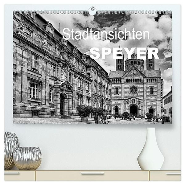 Stadtansichten Speyer (hochwertiger Premium Wandkalender 2024 DIN A2 quer), Kunstdruck in Hochglanz, Nailia Schwarz