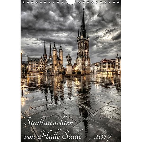 Stadtansichten von Halle Saale 2017 (Wandkalender 2017 DIN A4 hoch), Oliver Friebel